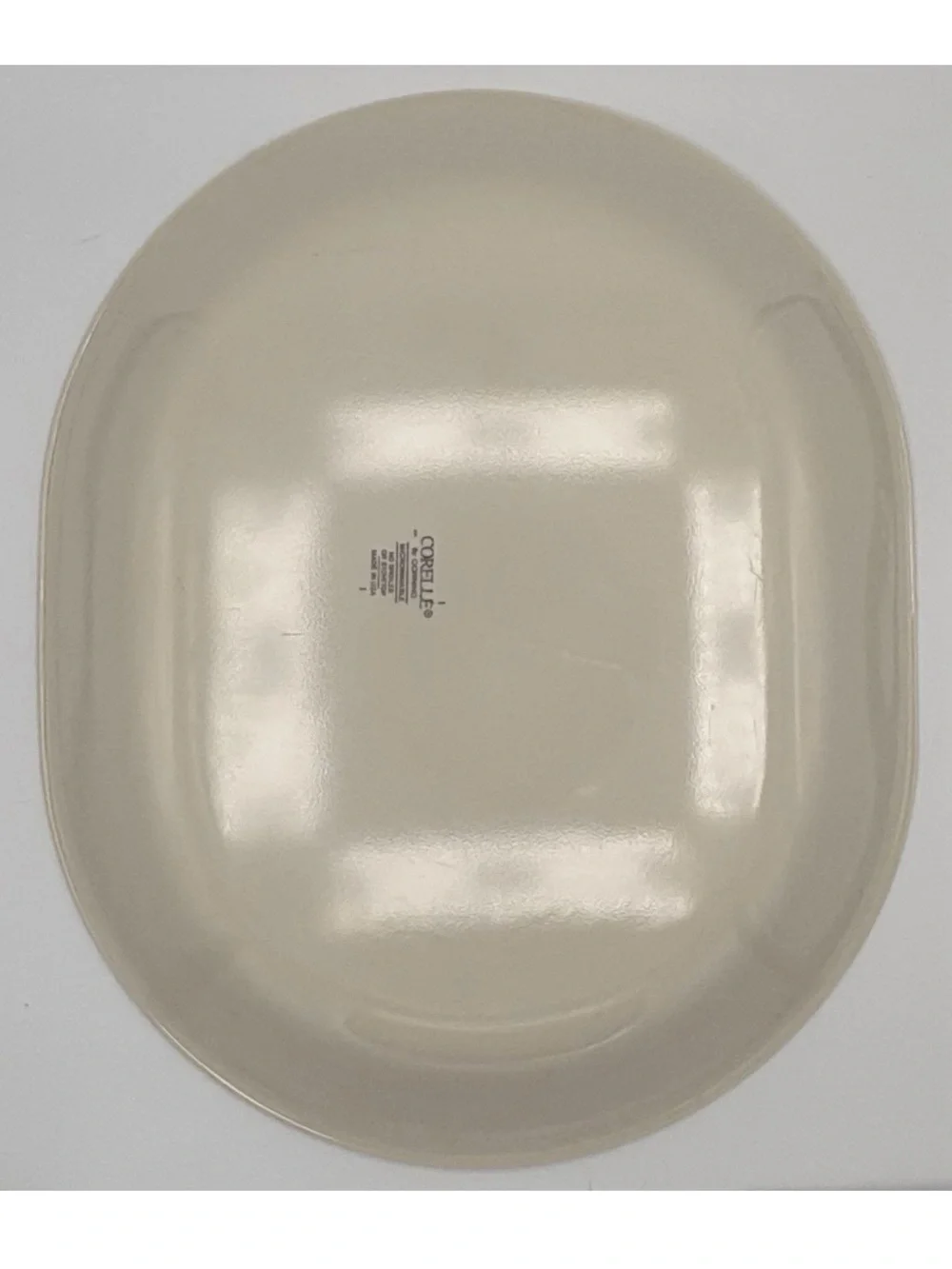 Vintage Corelle Forever Yours Oval Serving Platter Pink Hearts Country Cottage